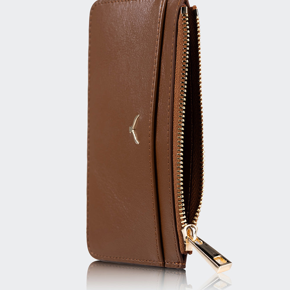 Mapi 5507 Women Leather Card Holder With Zipper
