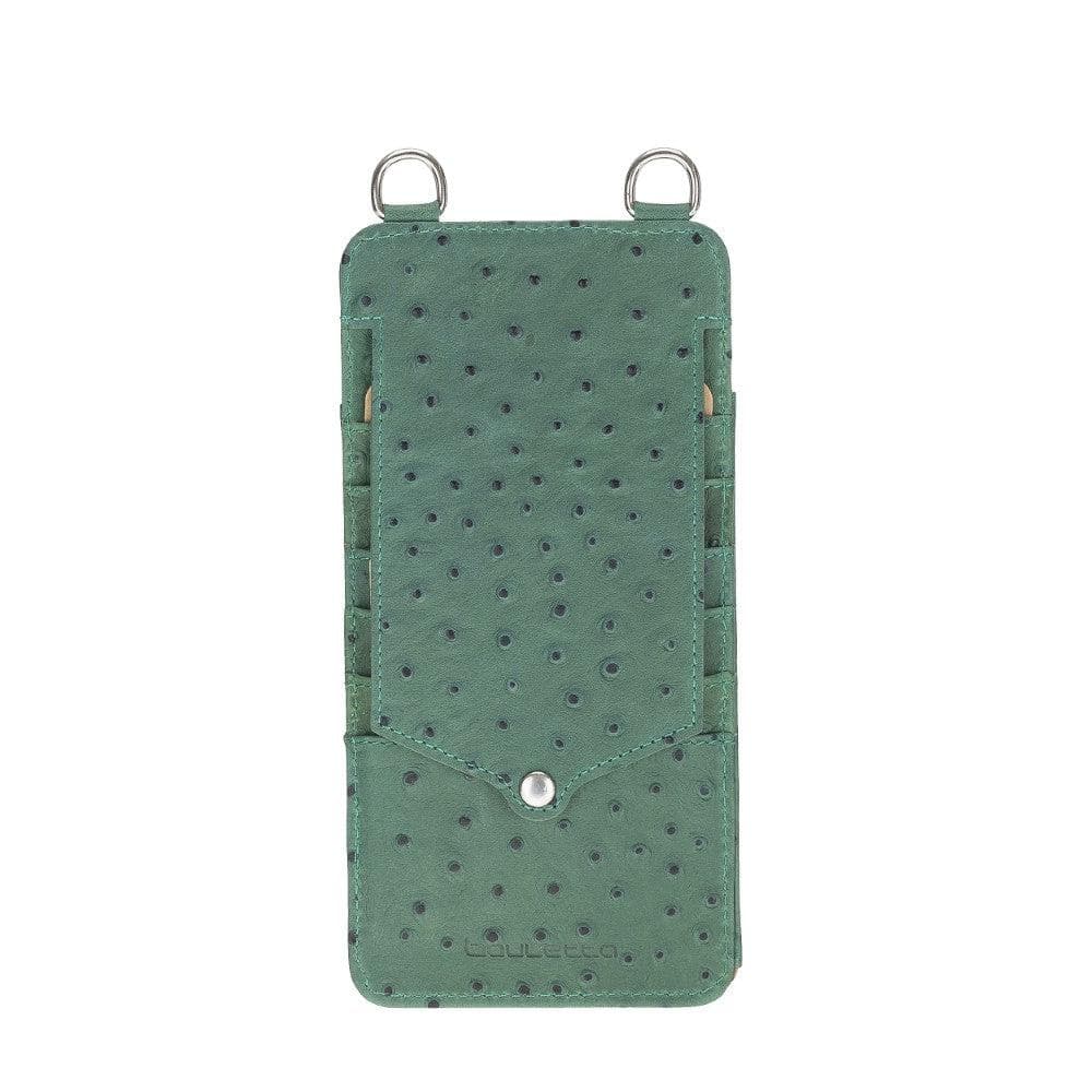 Bouletta Marlo Leather Universal Phone Case Deep Green