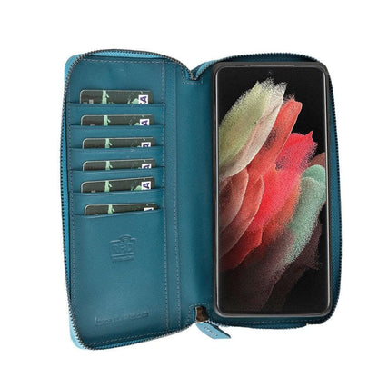 Bouletta Pouch Magic Wallet Samsung Galaxy S21 Series Detachable and Zipper Leather Wallet Case - PMW