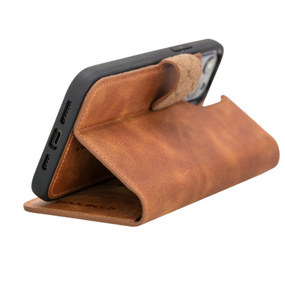 Bouletta Magic iPhone 12 Series Detachable Leather Wallet Case - MW