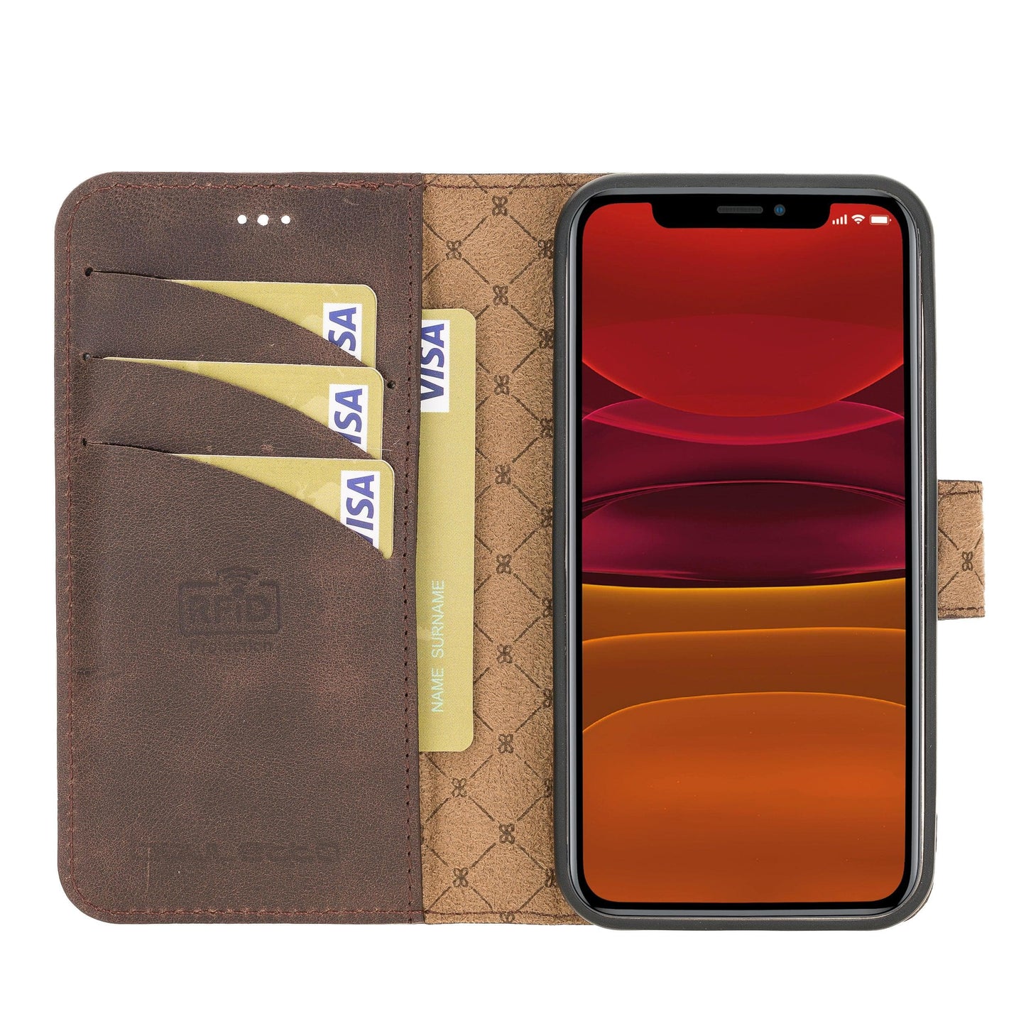 Bouletta Magic iPhone 12 Series Detachable Leather Wallet Case - MW