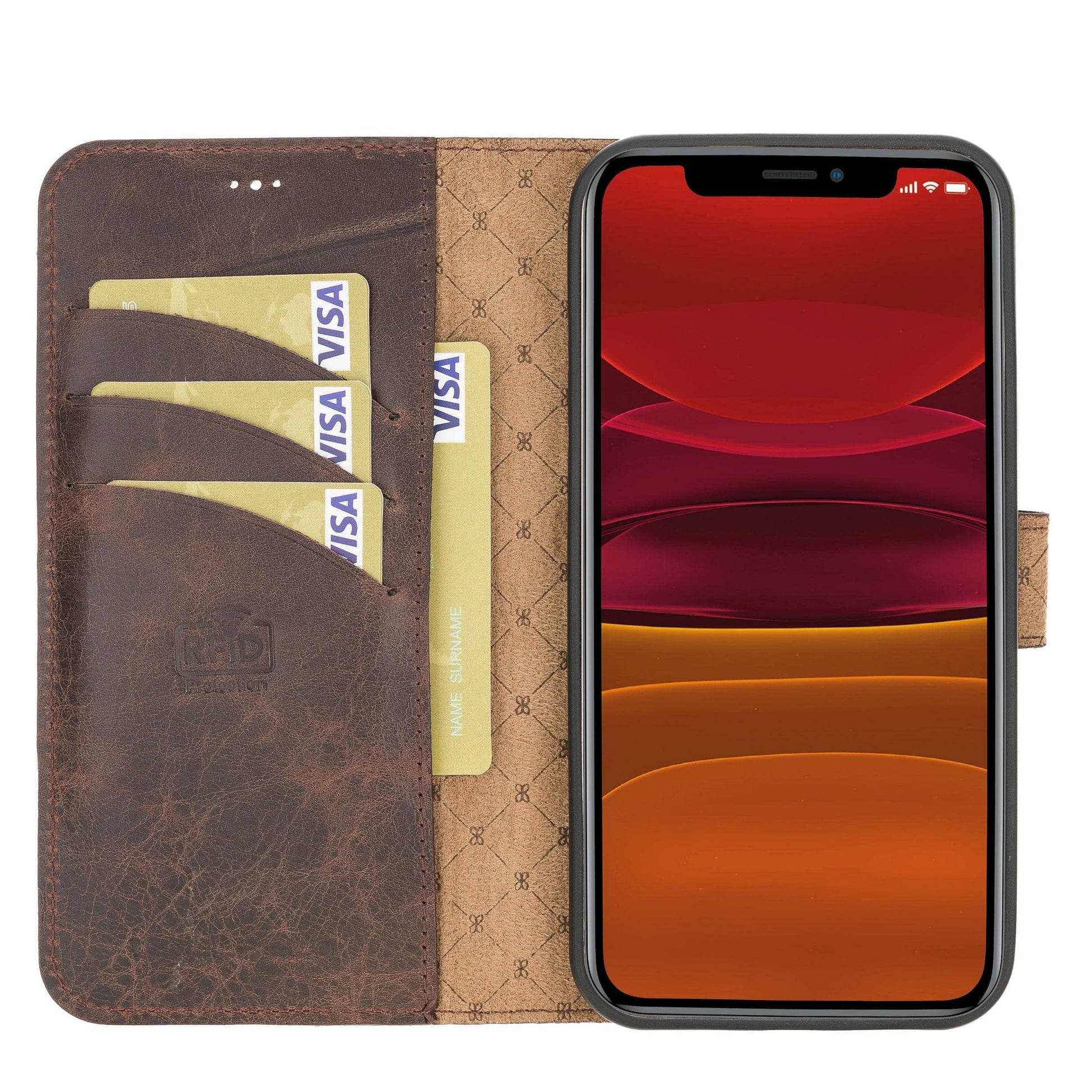 Bouletta Magic iPhone 12 Series Detachable Leather Wallet Case - MW