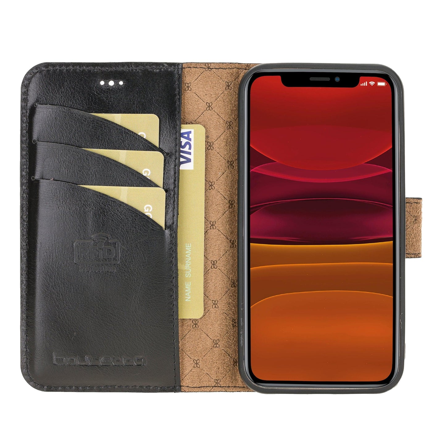 Bouletta Magic iPhone 12 Series Detachable Leather Wallet Case - MW