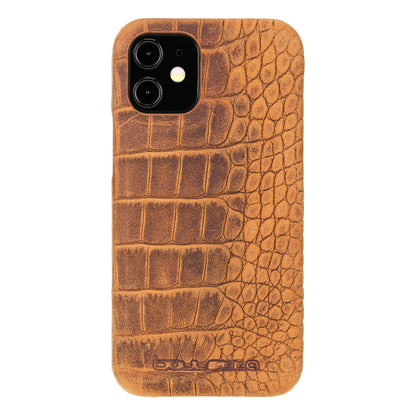 Bouletta F360 Leather iPhone 12 Pro / iPhone 12 Case I Phone 12 I Phone 12 Pro Goldenrod