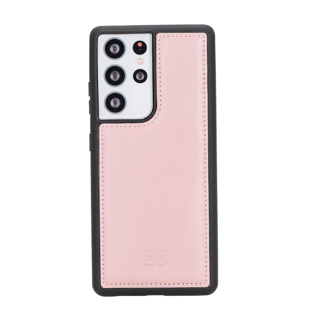 Bouletta Flex Cover Leather Case for Samsung Galaxy S21 Ultra Pink