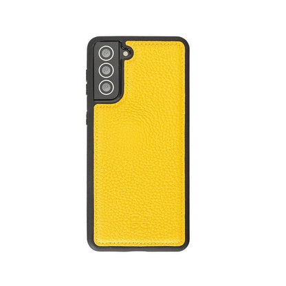 Bouletta Flex Cover Leather Samsung Galaxy S21 Plus Case Yellow