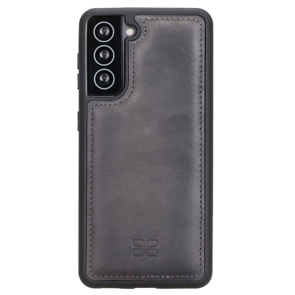 Bouletta Flex Cover Leather Samsung Galaxy S21 Case Gray