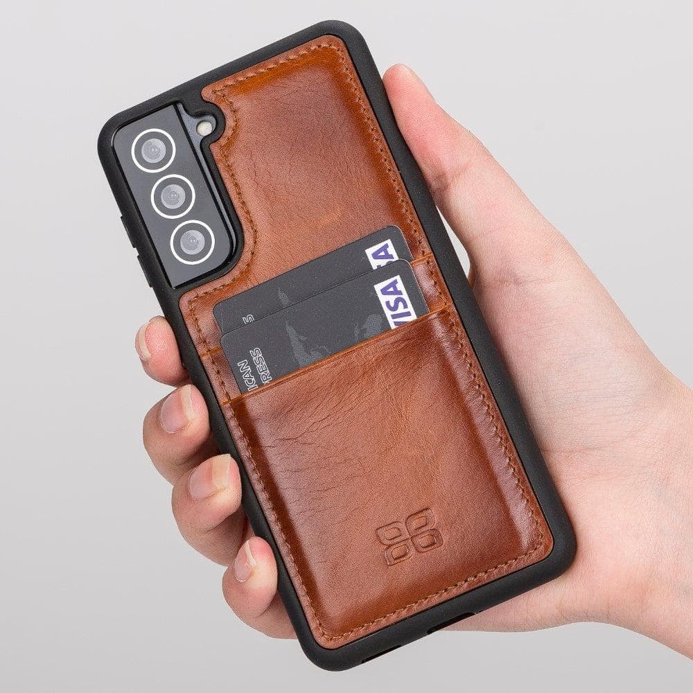 Bouletta Flex Cover Leather Samsung Galaxy S21 Case with Card Holder