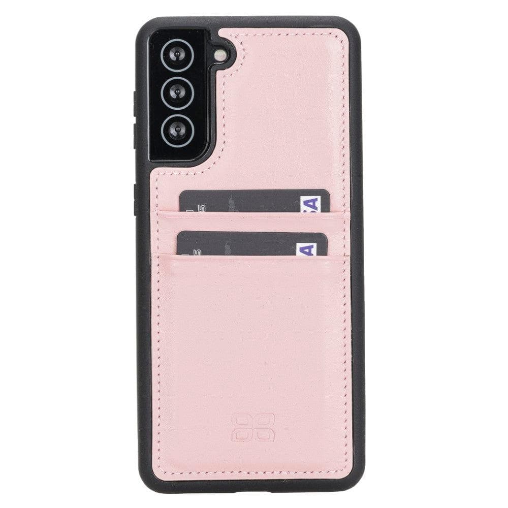 Bouletta Flex Cover Genuine Leather Case for Samsung Galaxy S21 Plus Pink