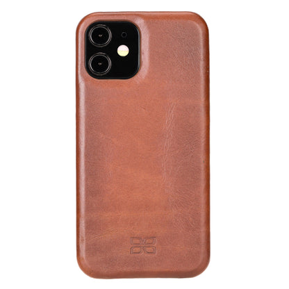 Bouletta F360 Leather iPhone 12 Mini Case Tan