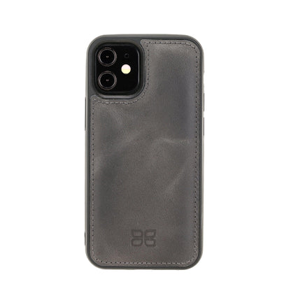 Bouletta Flex Cover Leather iPhone 12 Mini Case Gray