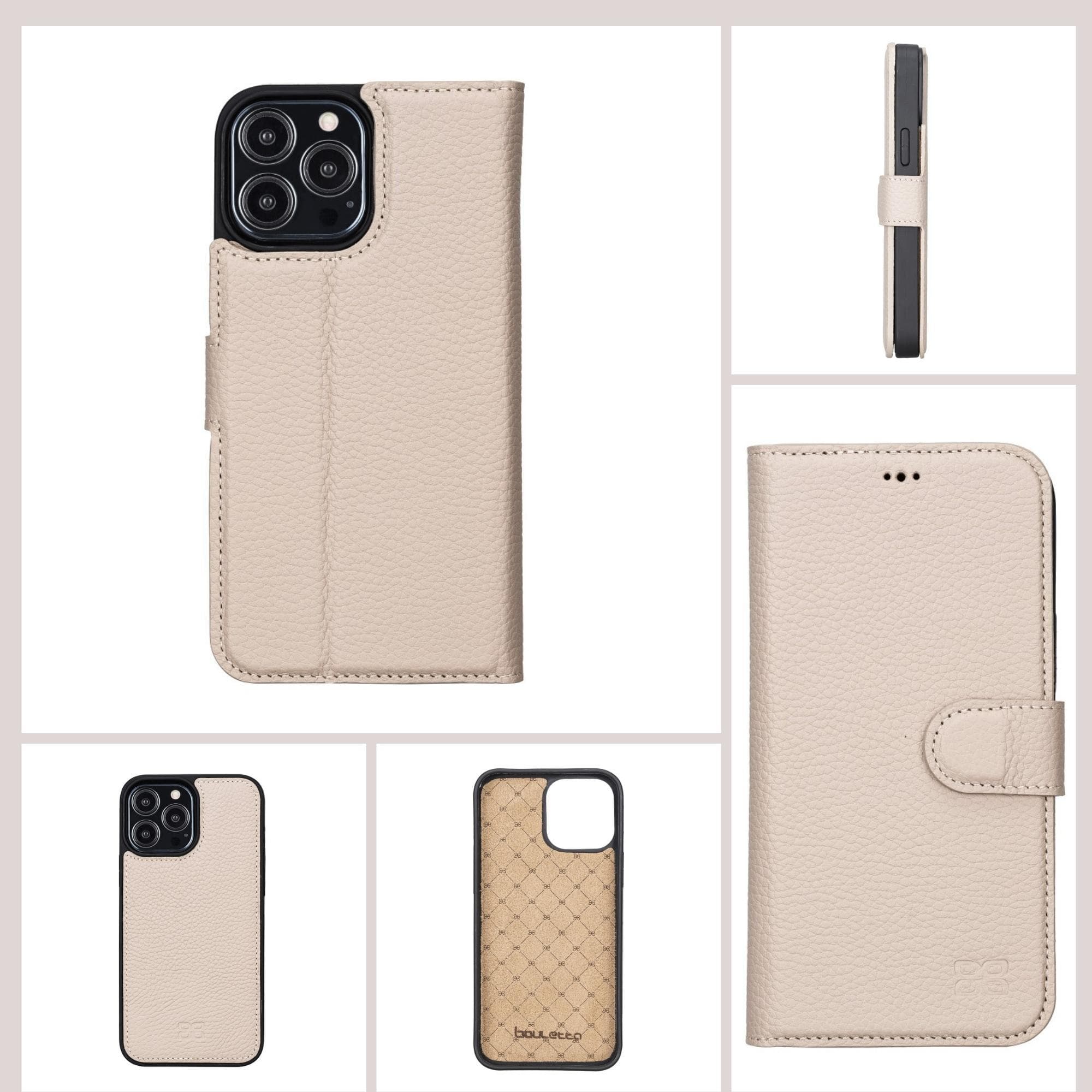 Bouletta Magic iPhone 13 Pro Max Colorful Leather Detachable Wallet Case