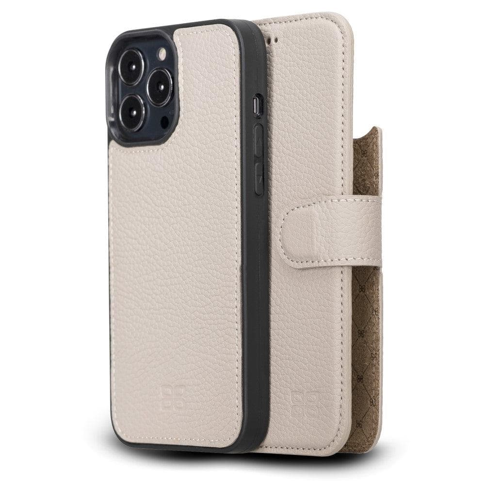 Bouletta Magic iPhone 13 Series Detachable Colorful Leather Wallet Case - MW Sandy Brown