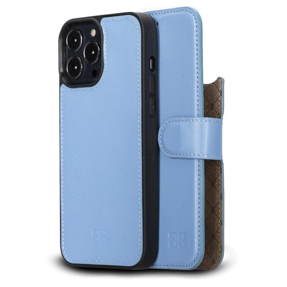 Bouletta Magic iPhone 13 Series Detachable Colorful Leather Wallet Case - MW Sky Blue