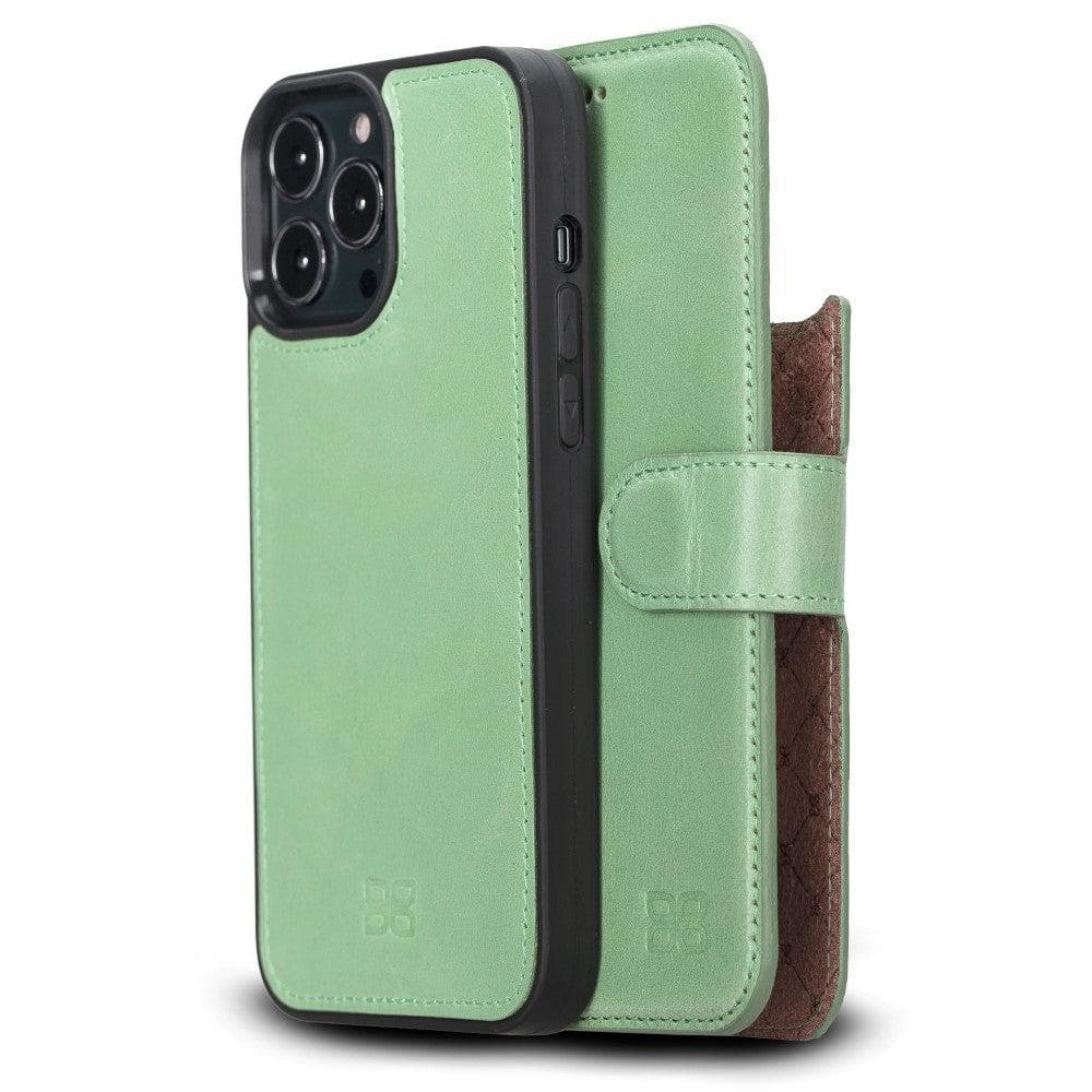 Bouletta Magic iPhone 13 Series Detachable Colorful Leather Wallet Case - MW Aquamarine