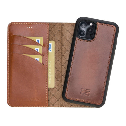 Bouletta Magic iPhone 11 Series Detachable Leather Wallet Case - MW I Phone 11 Pro Tan