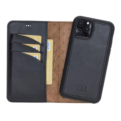 Bouletta Magic iPhone 11 Series Detachable Leather Wallet Case - MW I Phone 11 Pro Black