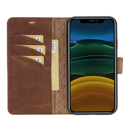 Bouletta Magic iPhone 11 Series Detachable Leather Wallet Case - MW