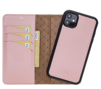 Bouletta Magic iPhone 11 Series Detachable Leather Wallet Case - MW I Phone 11 Pink