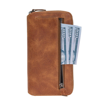 Bouletta Pouch Magic Wallet iPhone 11 Series Detachable and Zipper Leather Wallet Case - PMW