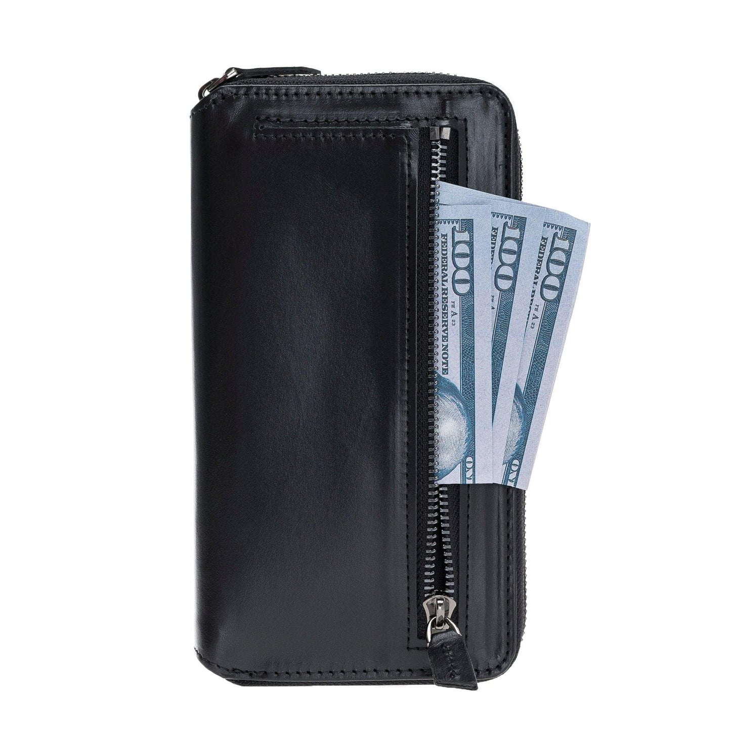 Bouletta Pouch Magic Wallet iPhone 11 Series Detachable and Zipper Leather Wallet Case - PMW