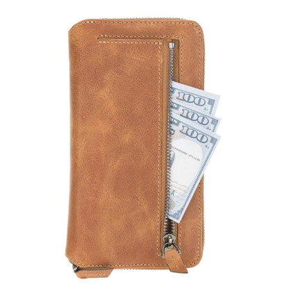 Bouletta Pouch Magic Wallet iPhone 12 Series Detachable and Zipper Leather Wallet Case - PMW