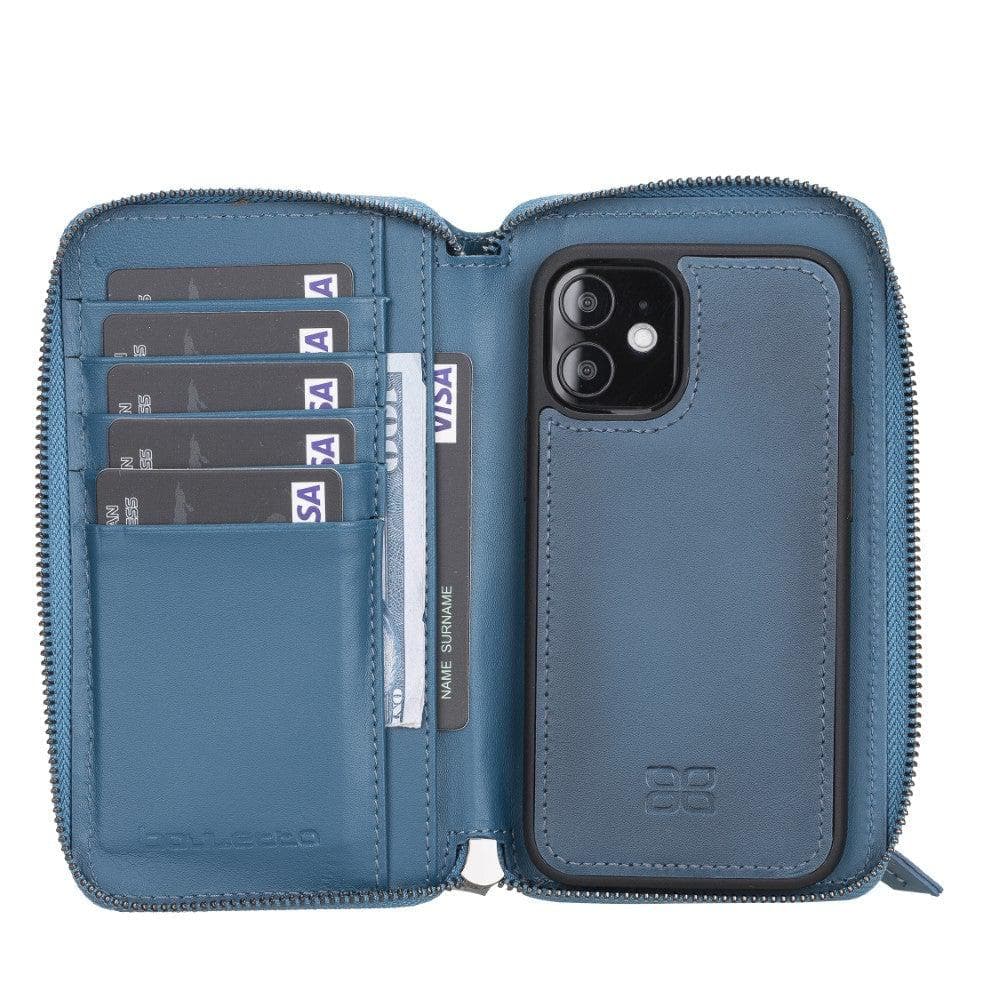 Bouletta Pouch Magic Wallet iPhone 12 Series Detachable and Zipper Leather Wallet Case - PMW