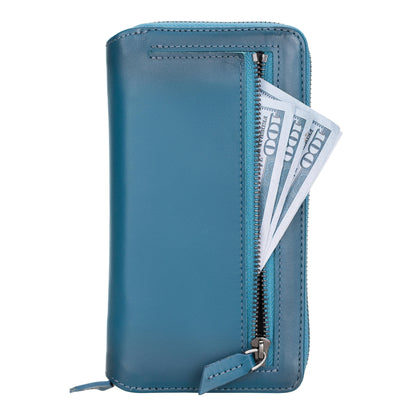 Bouletta Pouch Magic Wallet iPhone 12 Series Detachable and Zipper Leather Wallet Case - PMW