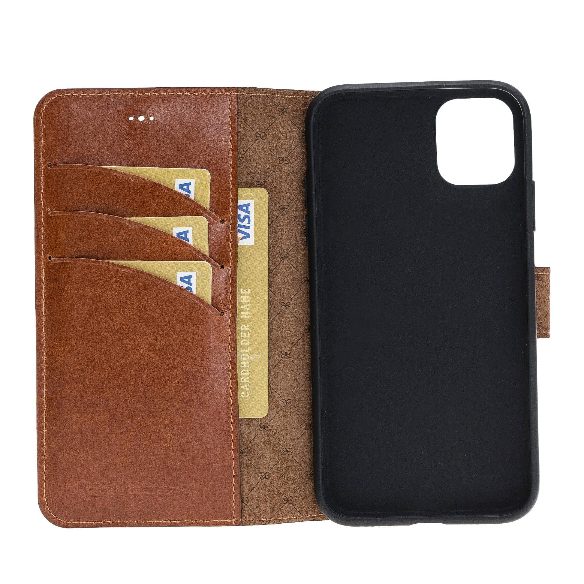 Bouletta Wallet Case iPhone 11 Series Non-Detachable Leather Wallet Case - WC