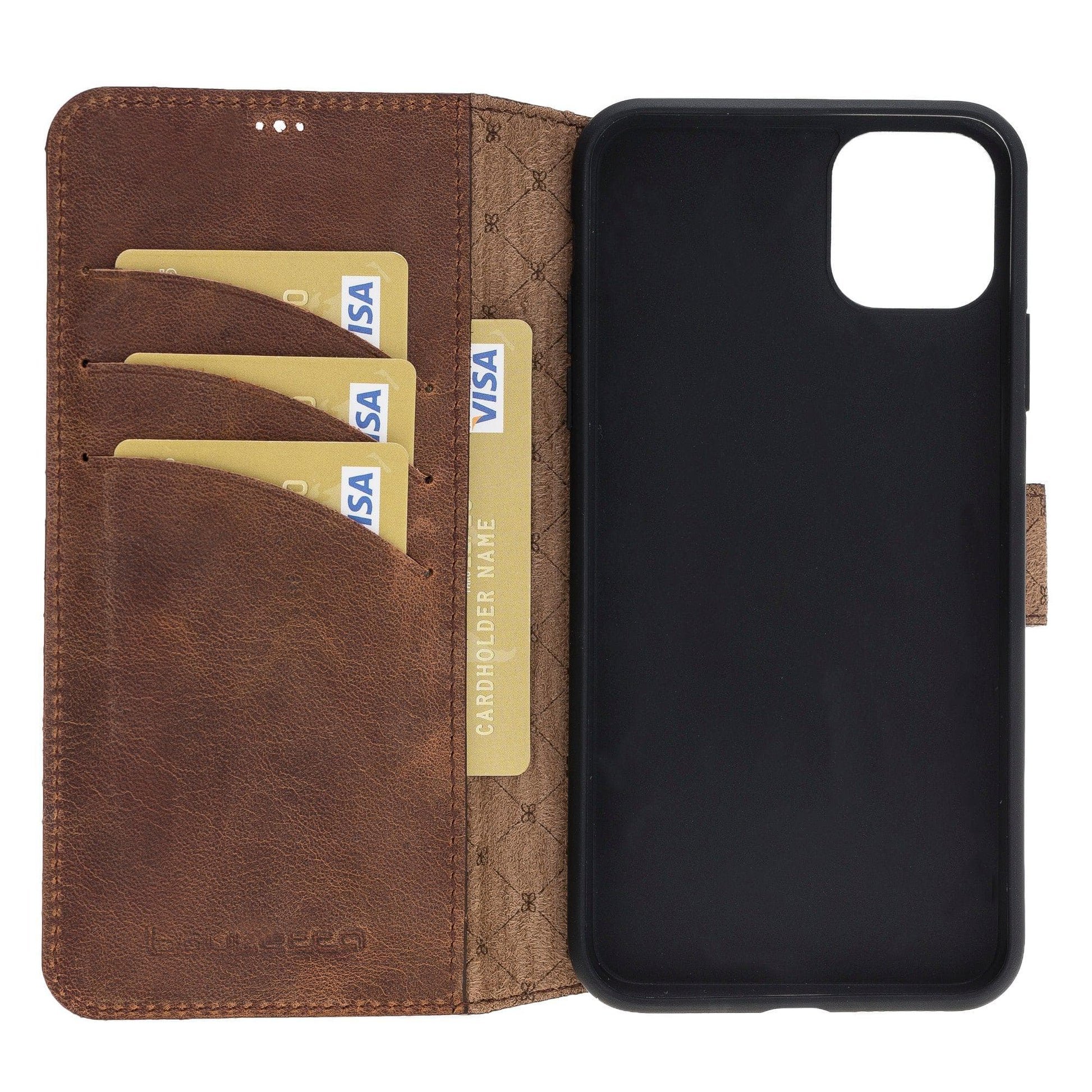 Bouletta Wallet Case iPhone 11 Series Non-Detachable Leather Wallet Case - WC