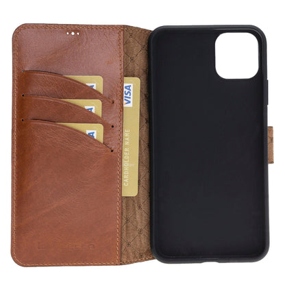 Bouletta Wallet Case iPhone 11 Series Non-Detachable Leather Wallet Case - WC