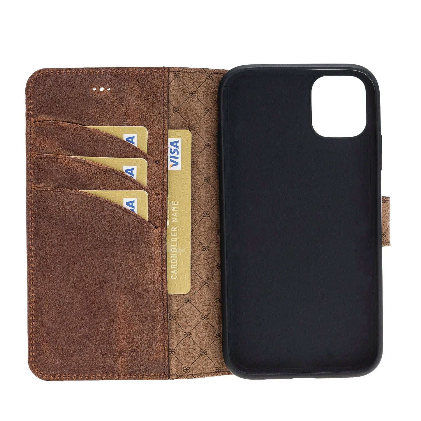 Bouletta Wallet Case iPhone 11 Series Non-Detachable Leather Wallet Case - WC