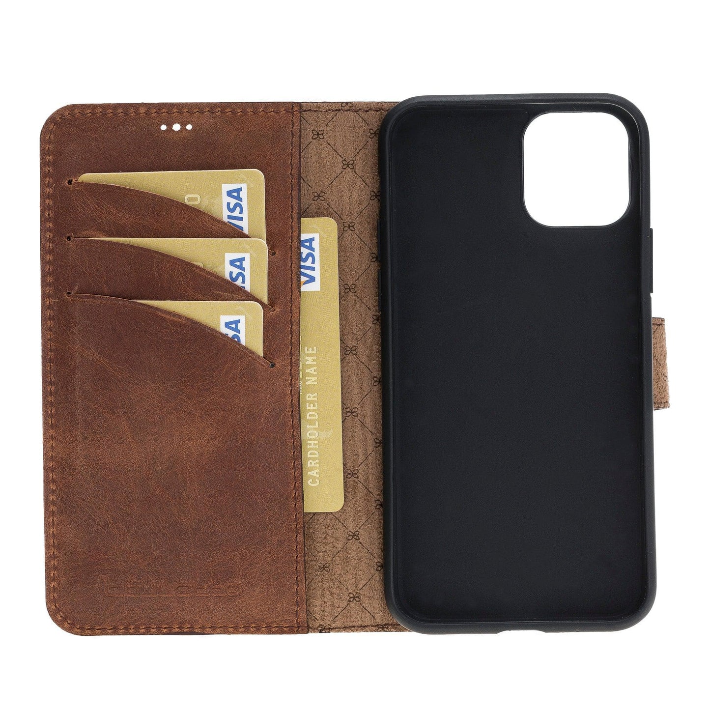 Bouletta Wallet Case iPhone 11 Series Non-Detachable Leather Wallet Case - WC