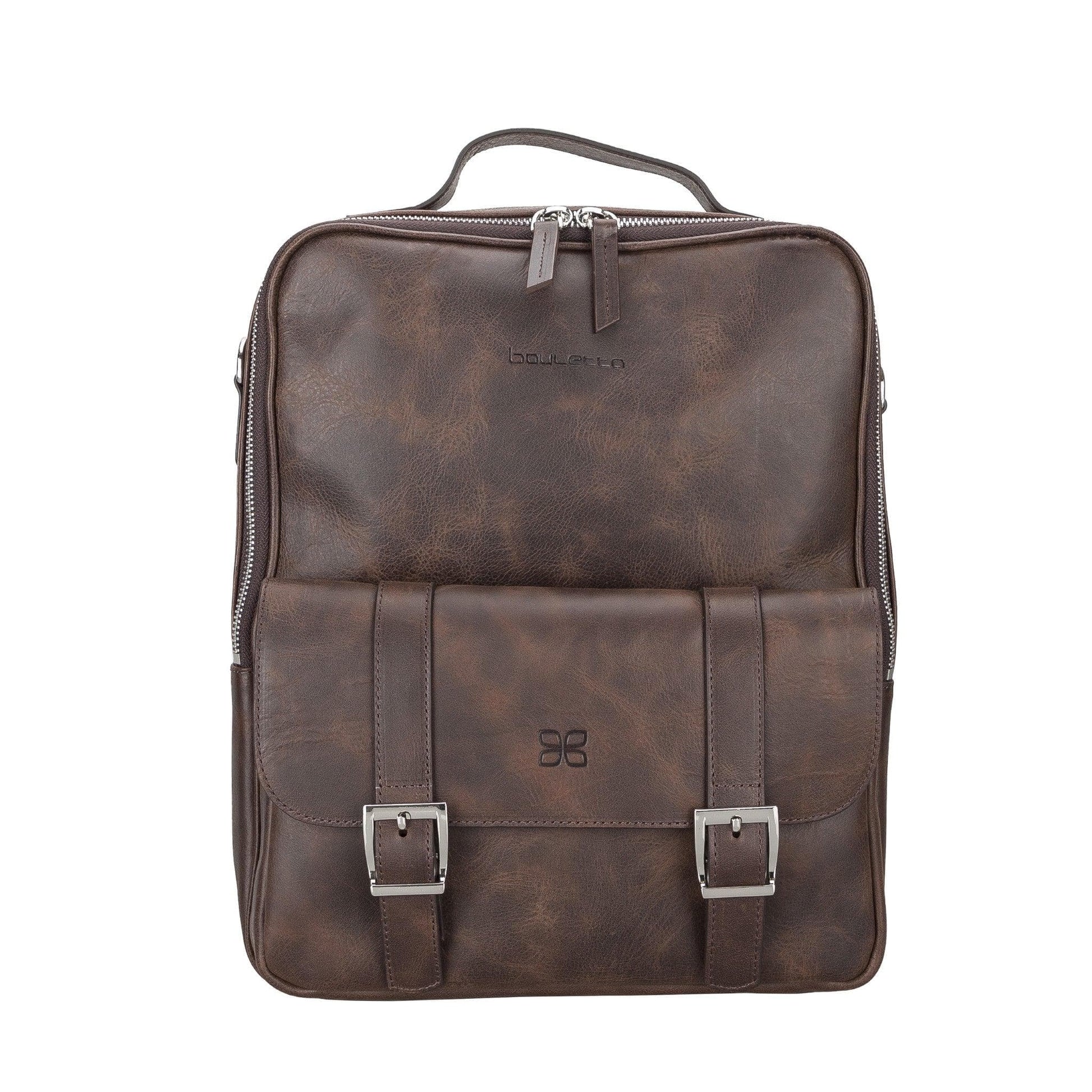 Bouletta Molde Unisex Leather Backpack for Daily Life or Laptop / MacBook