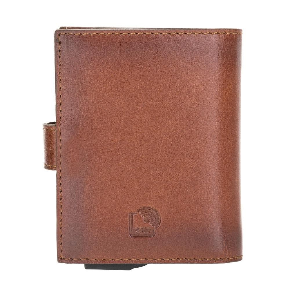 Bouletta Palermo Leather Zip Mechanical Card Holder