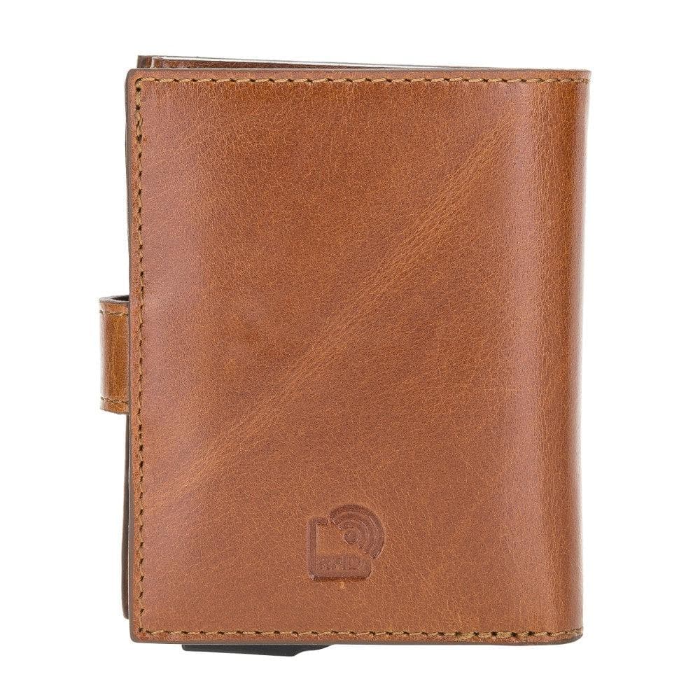 Bouletta Palermo Leather Zip Mechanical Card Holder