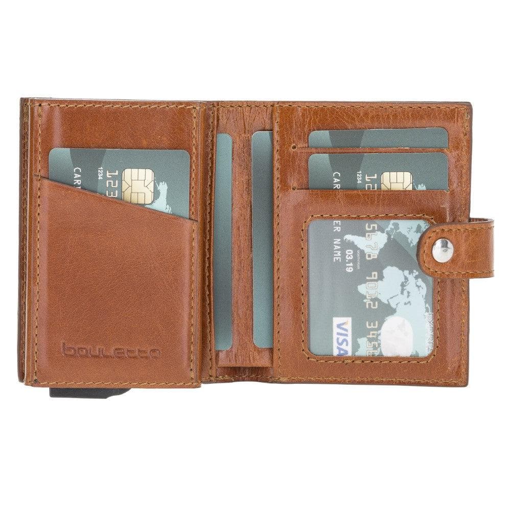 Bouletta Palermo Leather Zip Mechanical Card Holder