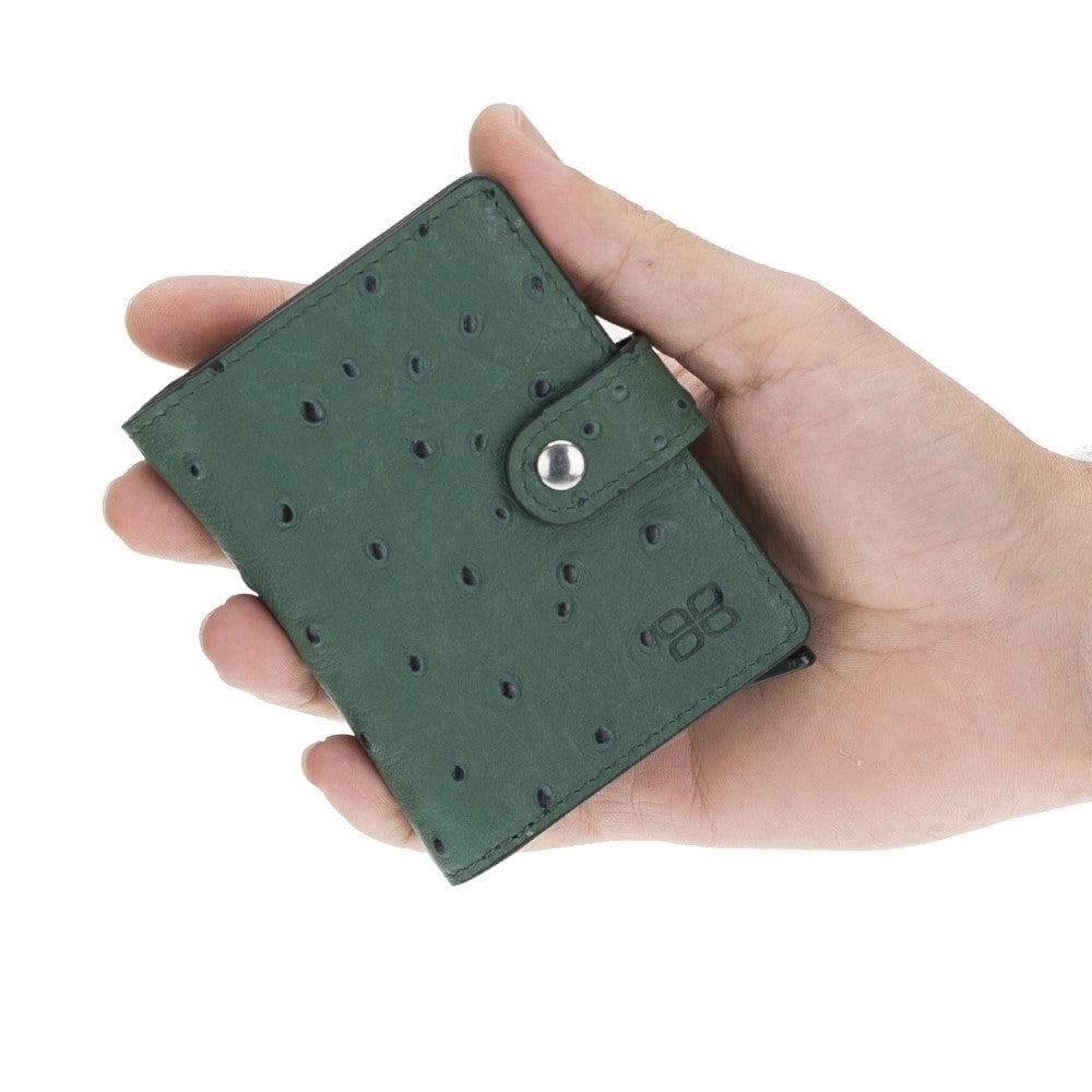 Bouletta Palermo Leather Zip Mechanical Card Holder