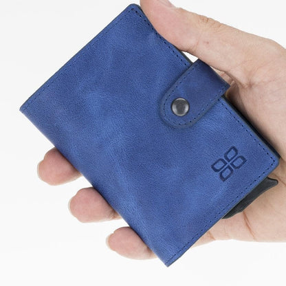 Bouletta Palermo Leather Zip Mechanical Card Holder