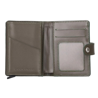 Bouletta Palermo Leather Zip Mechanical Card Holder