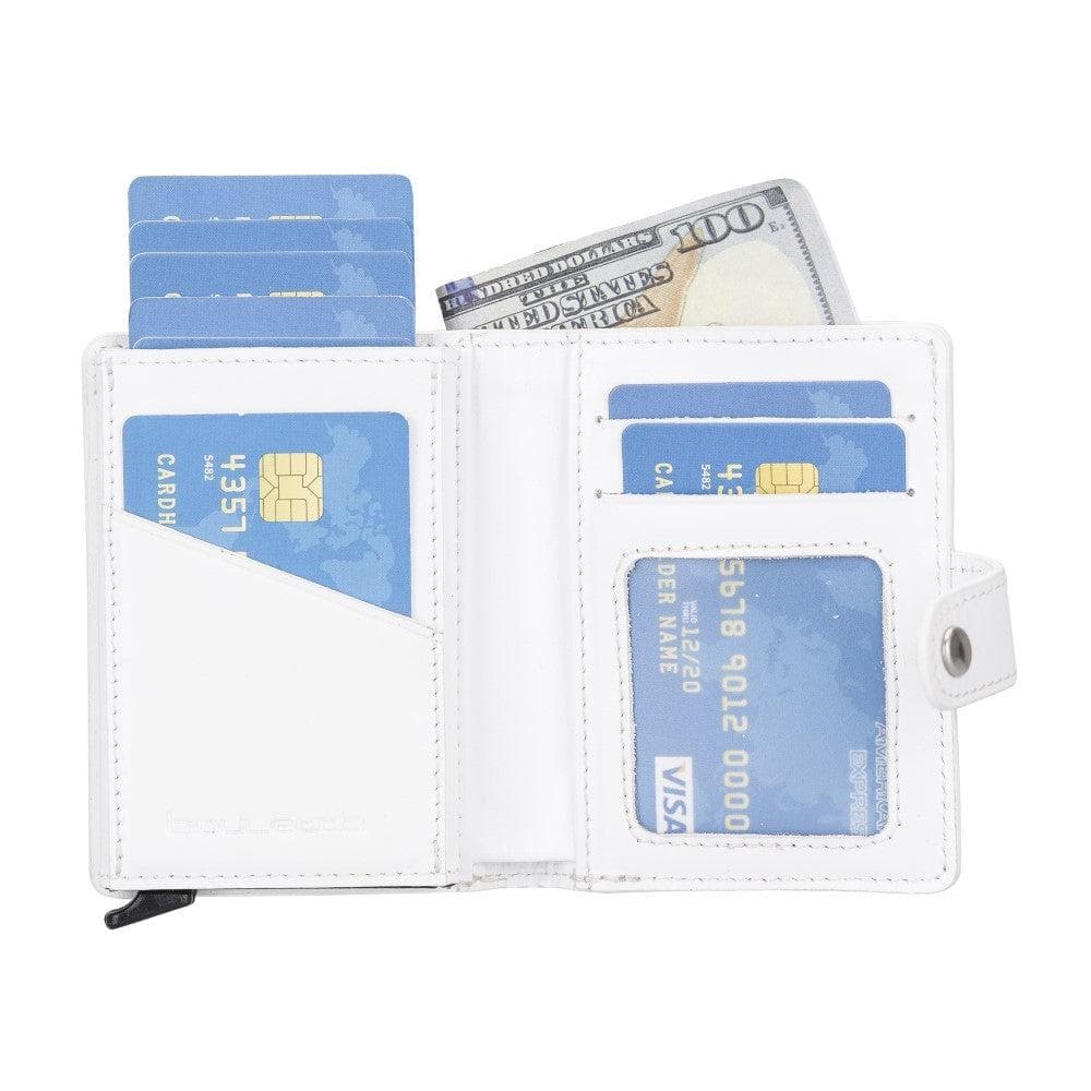 Bouletta Palermo Leather Zip Mechanical Card Holder