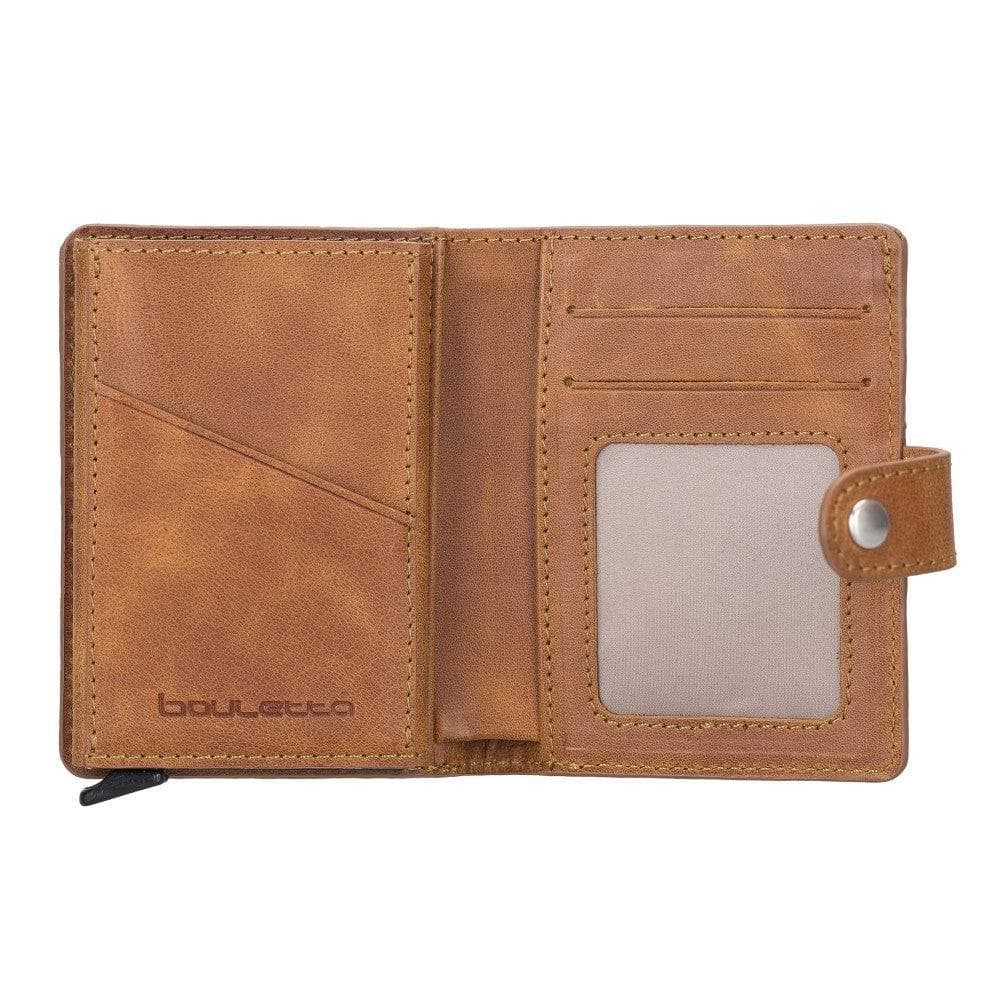 Bouletta Palermo Leather Zip Mechanical Card Holder