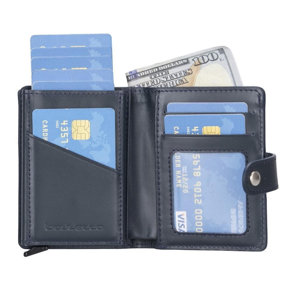 Bouletta Palermo Leather Zip Mechanical Card Holder