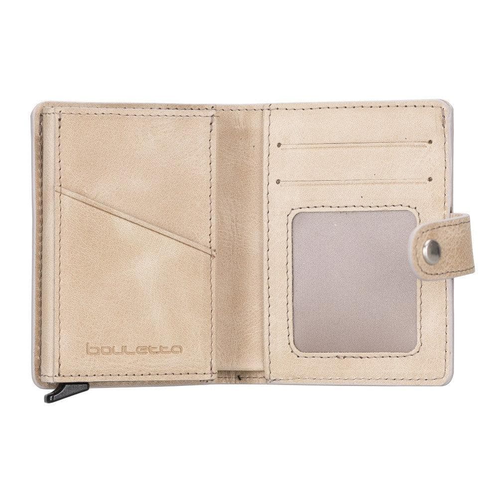 Bouletta Palermo Leather Zip Mechanical Card Holder