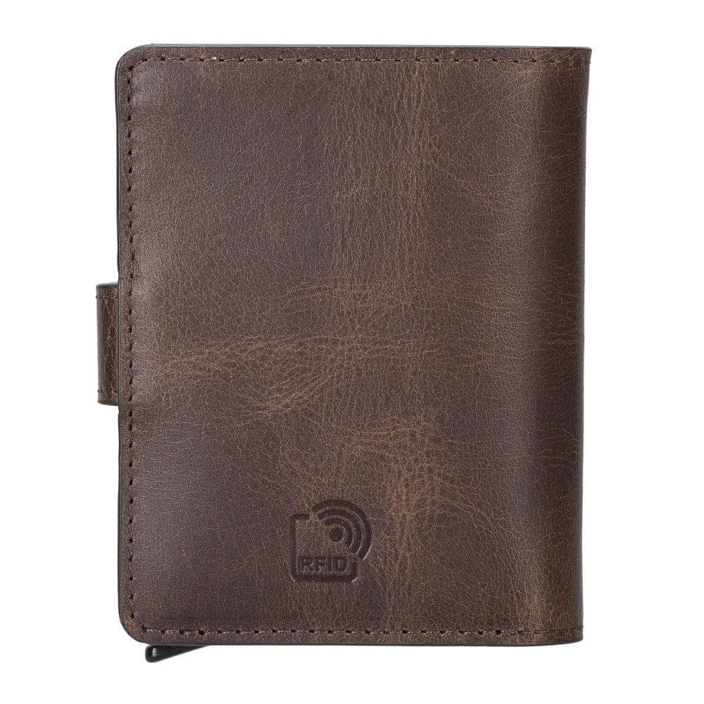 Bouletta Palermo Leather Zip Mechanical Card Holder