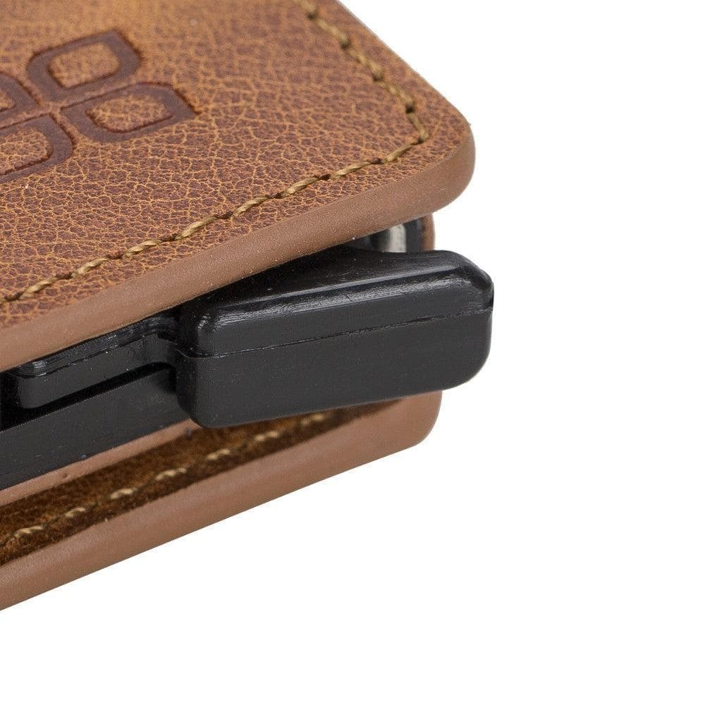 Bouletta Palermo Leather Zip Mechanical Card Holder