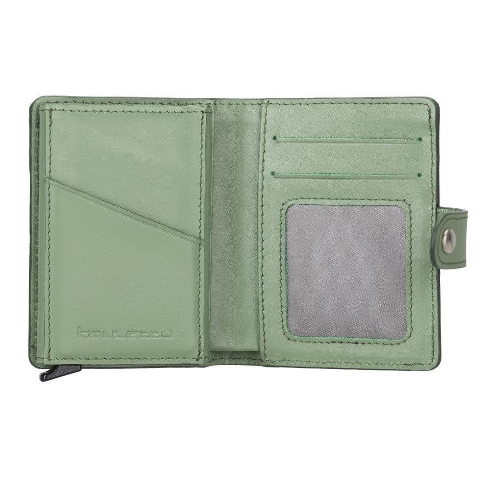 Bouletta Palermo Leather Zip Mechanical Card Holder