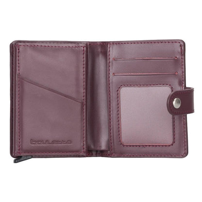 Bouletta Palermo Leather Zip Mechanical Card Holder