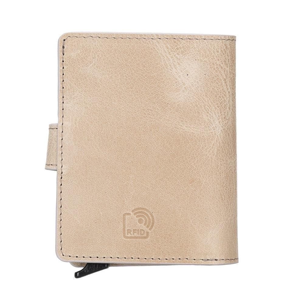 Bouletta Palermo Leather Zip Mechanical Card Holder