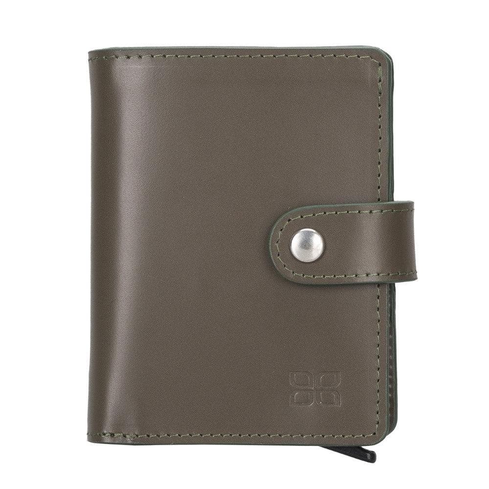 Bayelon Palermo Leather Zip Mechanical Card Holder Saddle Coffee